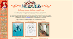 Desktop Screenshot of mylittlemermaid.com